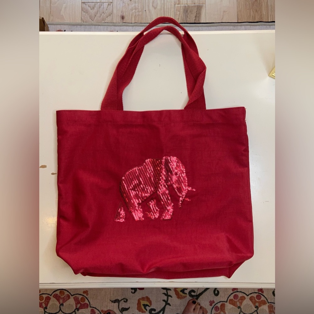 Banana Republic Sequin Elephant Tote Bag